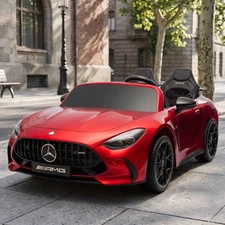 Детский электромобиль M 6313EBLRS-3(24V) красный двухместный Mercedes с автопокраской